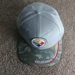 Steelers Camo Football Cap